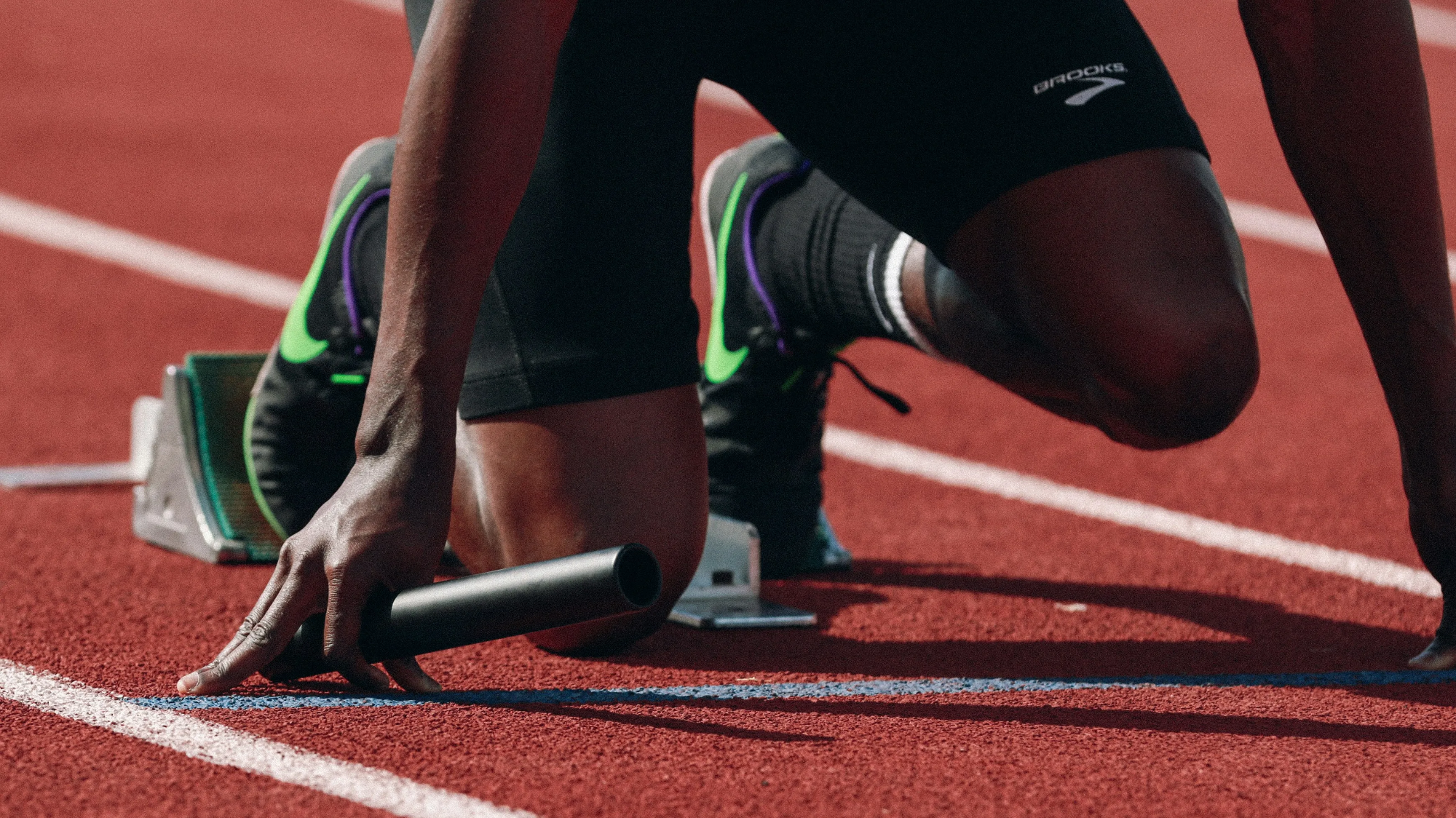 Athlete on the track